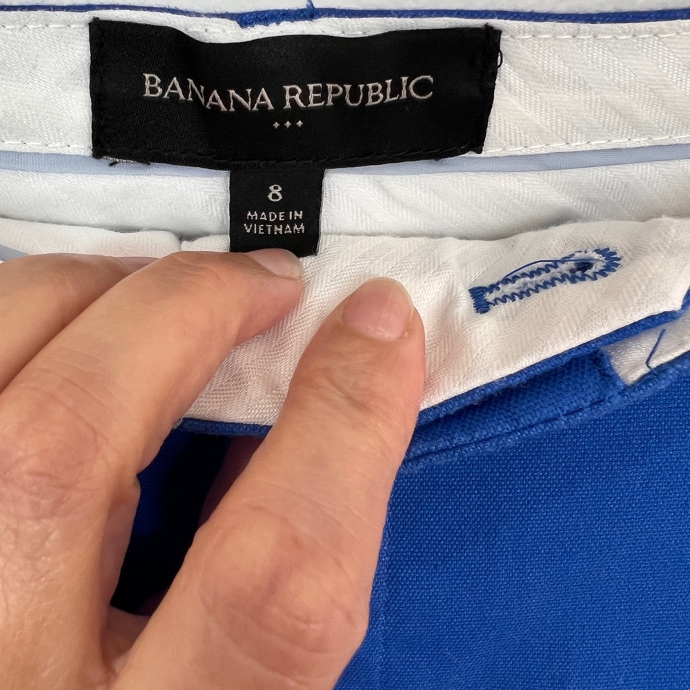 NWOT blue Banana Republic shorts 8
